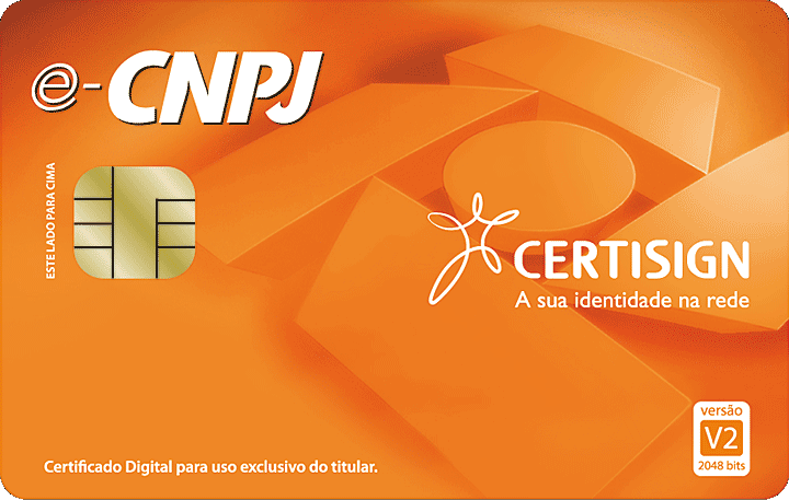 eCNPJ Certisign - Certificado Digital